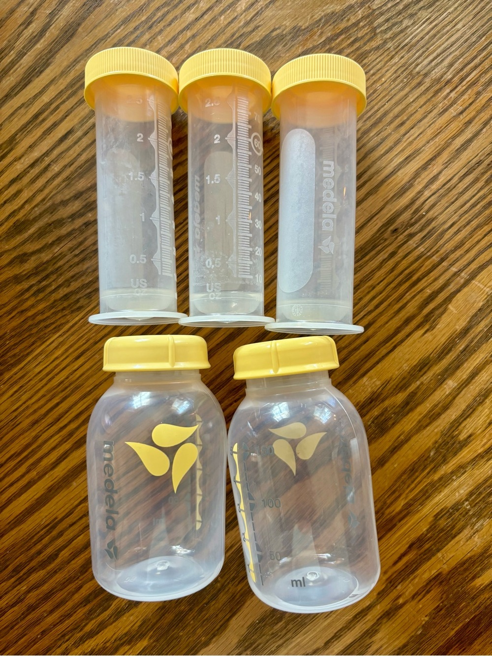 Medela milk storage bottles